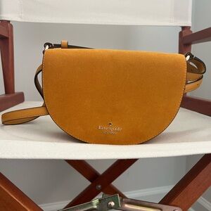 Kate Spade Tan Leather Crossbody Bag